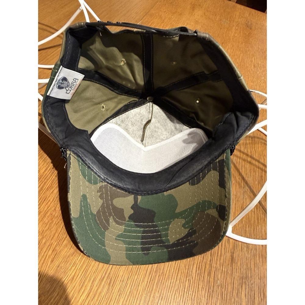 VTG Grenola Grocery KS Deer Hunting Camo Rope Snapback Hat Cobra Caps Trucker - Picture 4 of 6